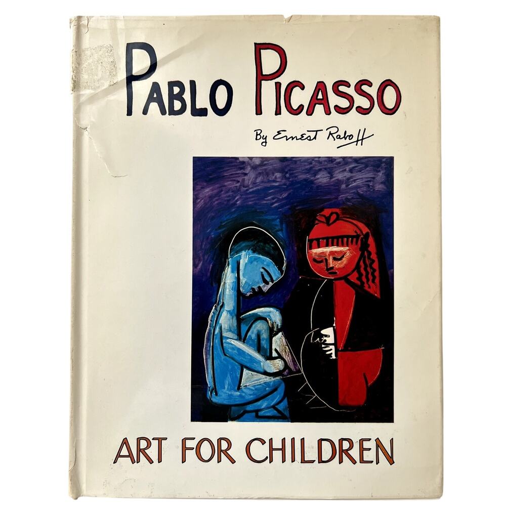 Pablo Picasso Art For Children Vintage HB DJ Ernerst Raboff